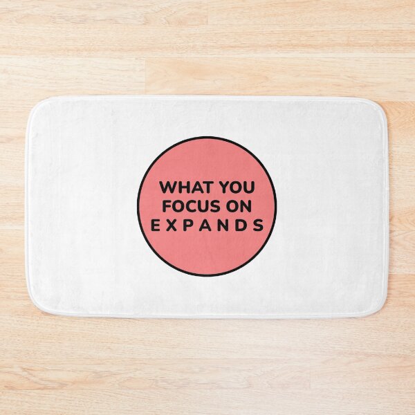 Item preview, Zen Motivation quotes - WHAT YOU FOCUS ON EXPANDS  designed and sold by Inspirationmotivation.