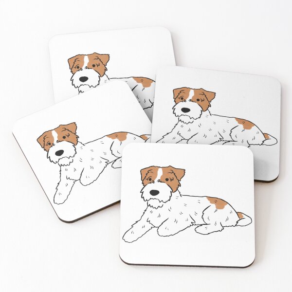 Artikelvorschau, Jack-Russell-Terrier-niedliche Illustration entworfen und verkauft von Yarafantasyart.