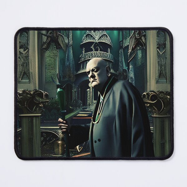 Item preview, Aleister Crowley The Great Beast of Thelema in a Dark Magickal Palace Digital Art designed and sold by Ataraxia  Apparel.