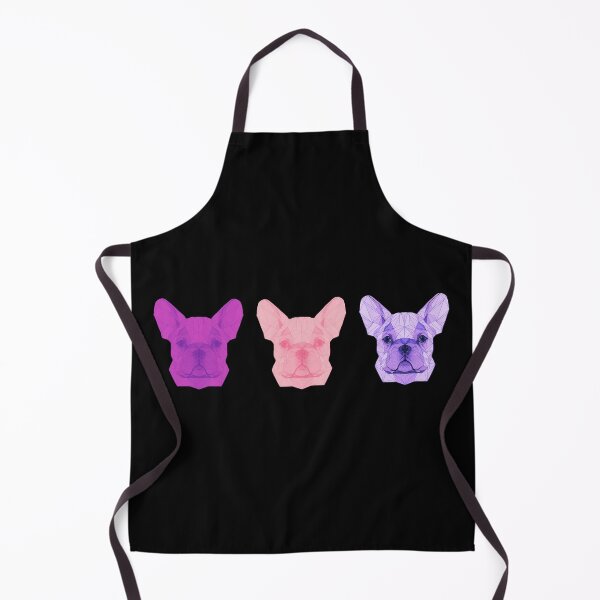 Item preview, French Bulldog Geometric Purple Pink designed and sold by The-Vault.