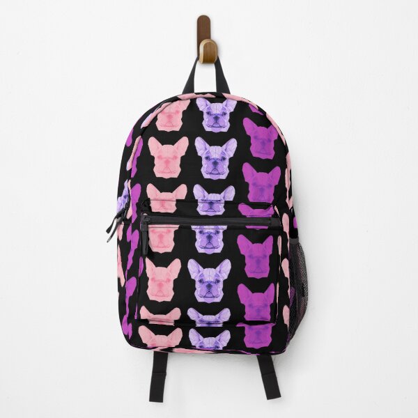 Item preview, French Bulldog Geometric Purple Pink designed and sold by The-Vault.