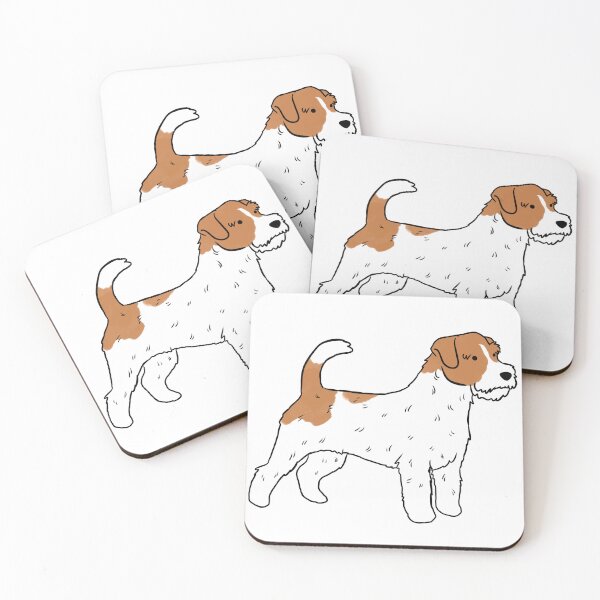 Artikelvorschau, Jack-Russell-Terrier-niedliche Illustration entworfen und verkauft von Yarafantasyart.