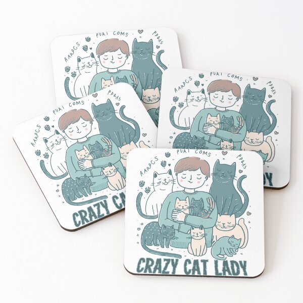 Item preview, Crazy Cat Lady designed and sold by PixelPulseDesign.