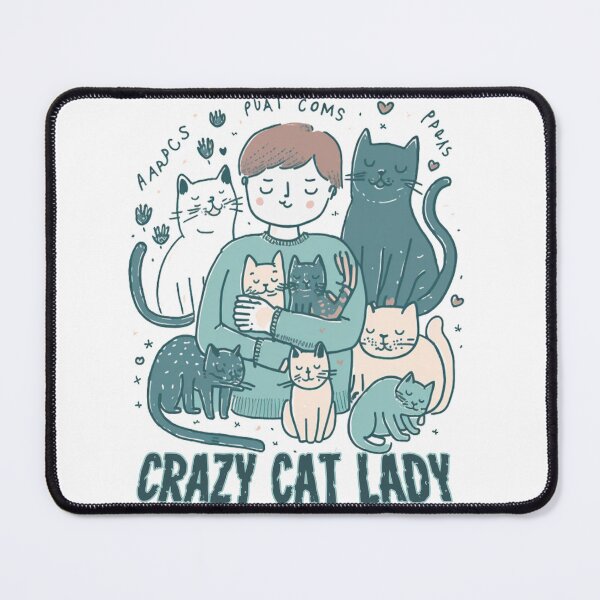 Item preview, Crazy Cat Lady designed and sold by PixelPulseDesign.