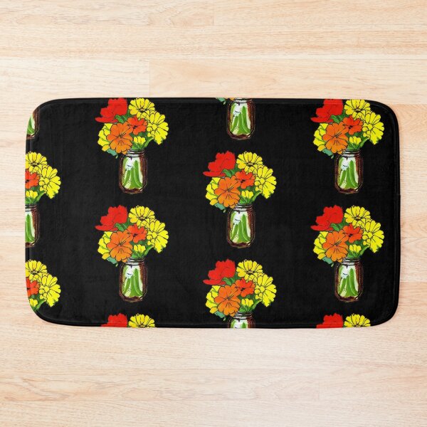 Item preview, Flowers in Mason Jar artwork designed and sold by gramizzia.
