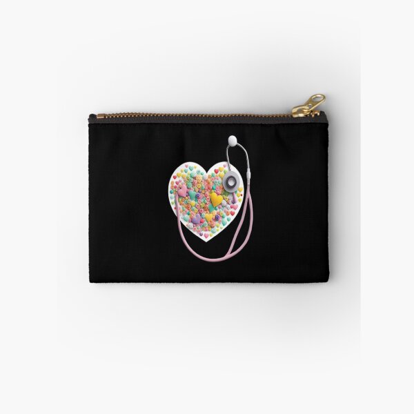 Item preview, Girls Women Nurses Valentine Hearts Stethoscope designed and sold by laurateamart.