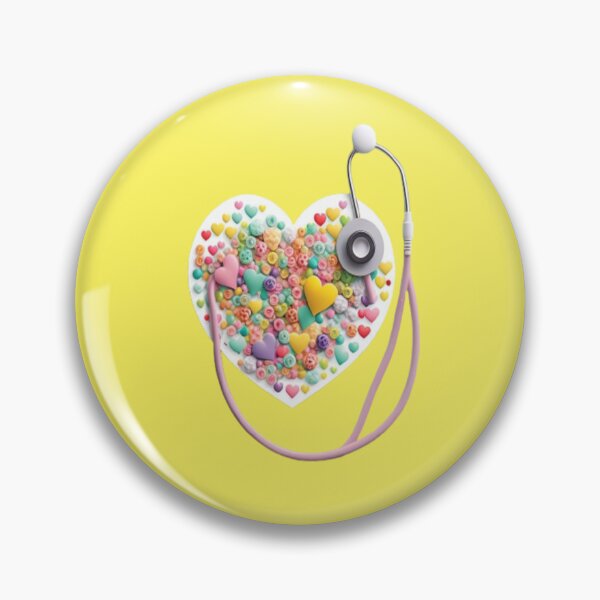 Item preview, Girls Women Nurses Valentine Hearts Stethoscope designed and sold by laurateamart.