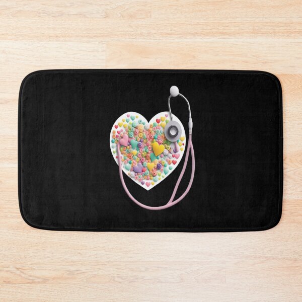 Item preview, Girls Women Nurses Valentine Hearts Stethoscope designed and sold by laurateamart.