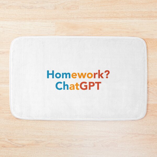 Item preview, Homework? ChatGPT AI Funny Meme ChatGPT T-Shirt designed and sold by Harmonick-Tees.