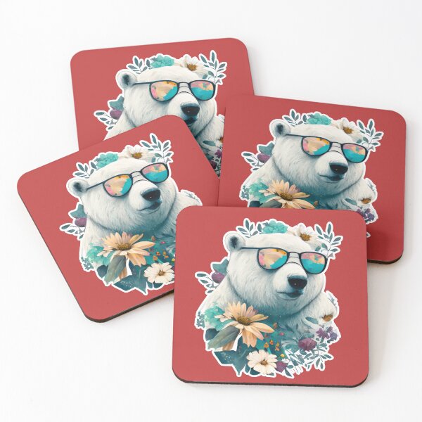 Item preview, Cute Cool Polar Bear  designed and sold by ZooStateofMind.