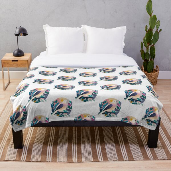Item preview, Colourful Dove Print designed and sold by ThePurpleMelon.