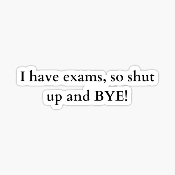 Item preview, exams! designed and sold by eha eve.