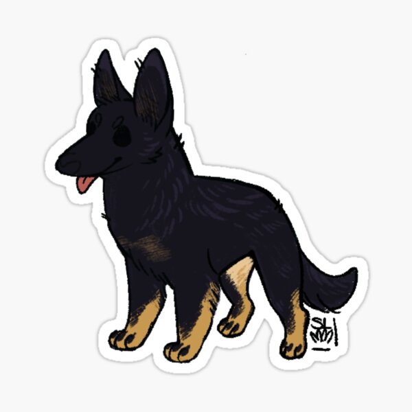 BLEHP! Bi Color GSD Sticker