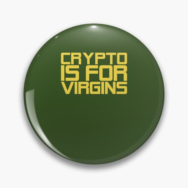 Item preview, Crypto Is for Virgins Funny Digital Currency Bitcoin for men, girl, women, father, friend, designed and sold by AY-Store24.