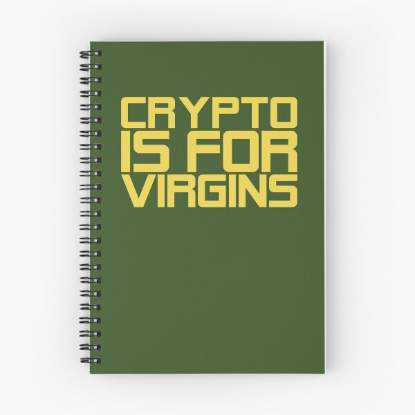 Item preview, Crypto Is for Virgins Funny Digital Currency Bitcoin for men, girl, women, father, friend, designed and sold by AY-Store24.