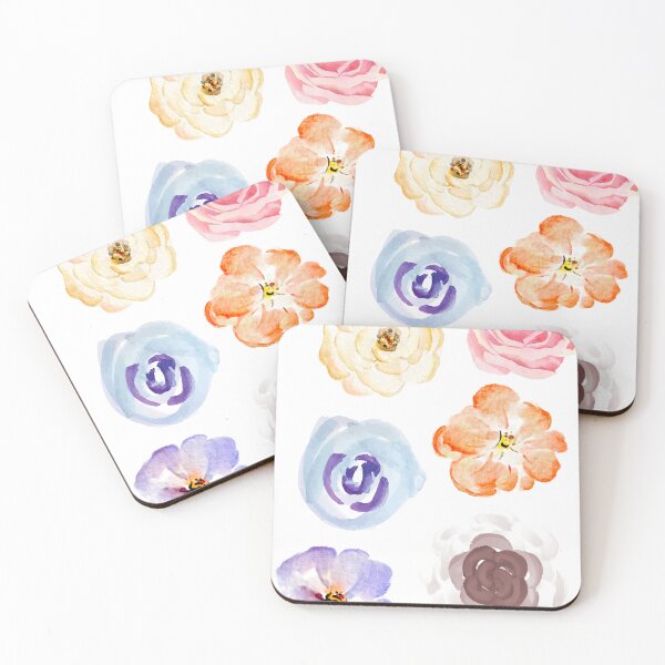 Item preview, Watercolour Roses Sticker designed and sold by dabluelady.