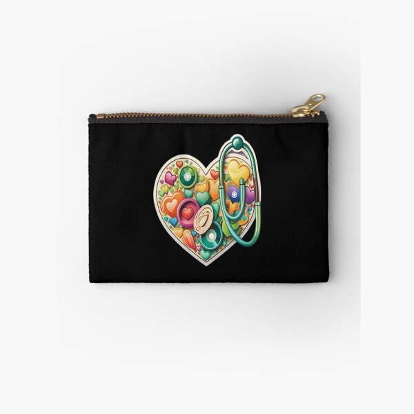 Item preview, Girls Women Nurses Valentine Hearts Stethoscope designed and sold by laurateamart.