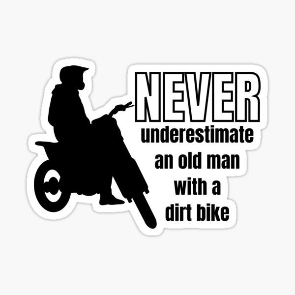 Item preview, Old Man Dirt Bike Shirt designed and sold by Dlargent14.