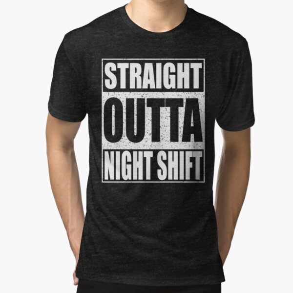 Quart de nuit droit T-shirt chiné