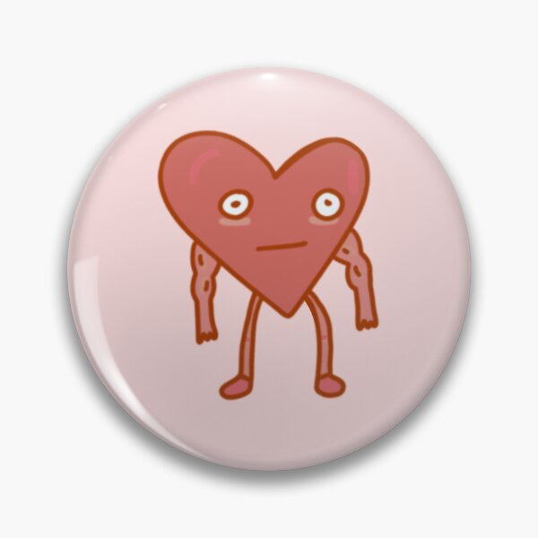 Item preview, Buff heart designed and sold by a-little-loaf.