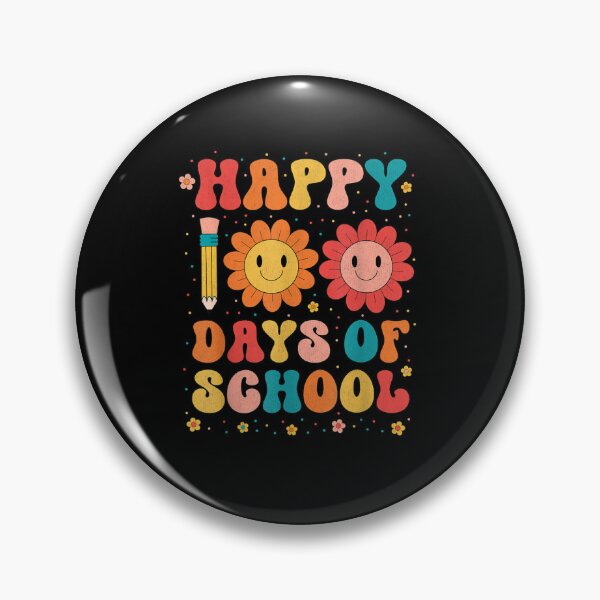 Item preview, Groovy Teacher Student 100th Day Of School Happy 100 Days  designed and sold by jounior ⭐⭐⭐⭐⭐.