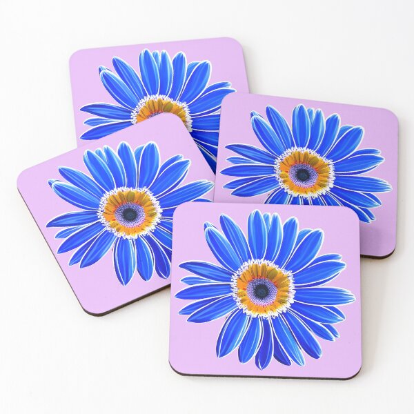 Item preview, Blue gerbera daisy designed and sold by gramizzia.
