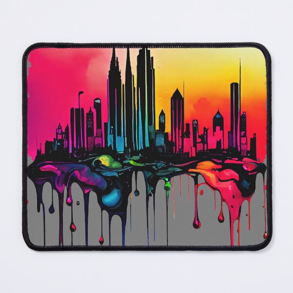 Item preview, City Skyline Ink Drip designed and sold by KammyArt.