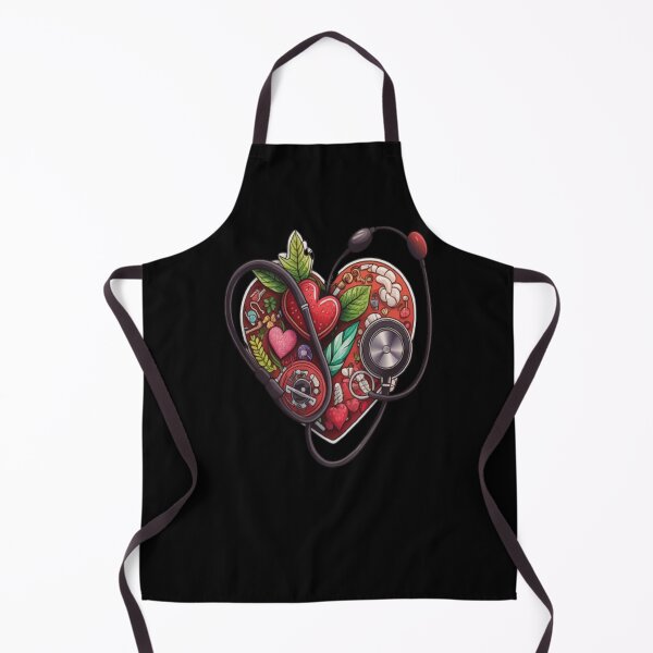 Item preview, Girls Women Nurses Valentine Hearts Stethoscope designed and sold by laurateamart.