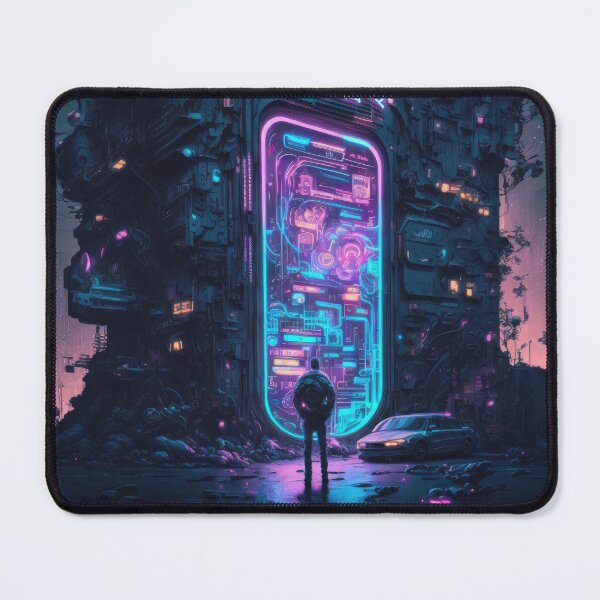 Item preview, Cyberpunk Japanese Happy Day Retro City designed and sold by SamuraiSwords.