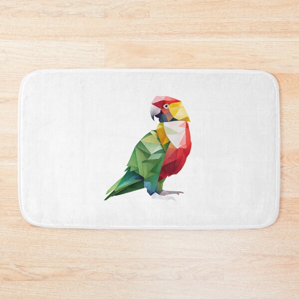 Item preview, Colorful Origami Parrot Illustration designed and sold by AdaRecordShop.