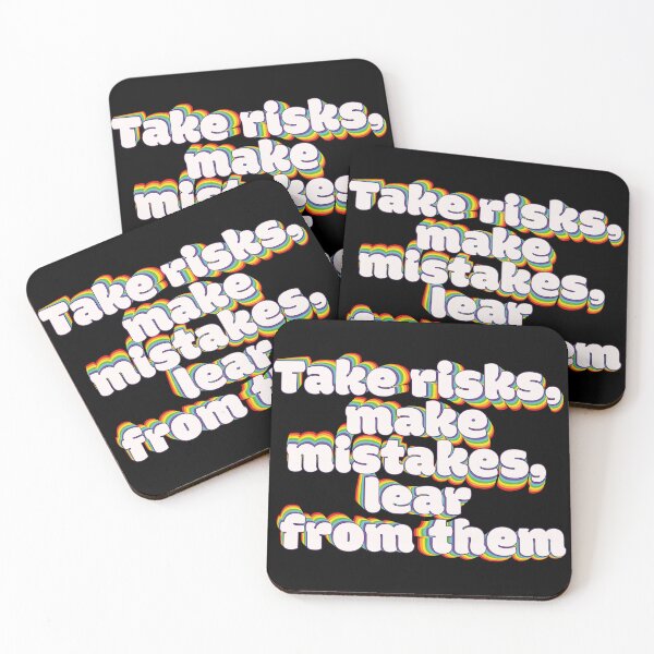Item preview, Take risks, make mistakes, learn from them designed and sold by RoboRaphael.