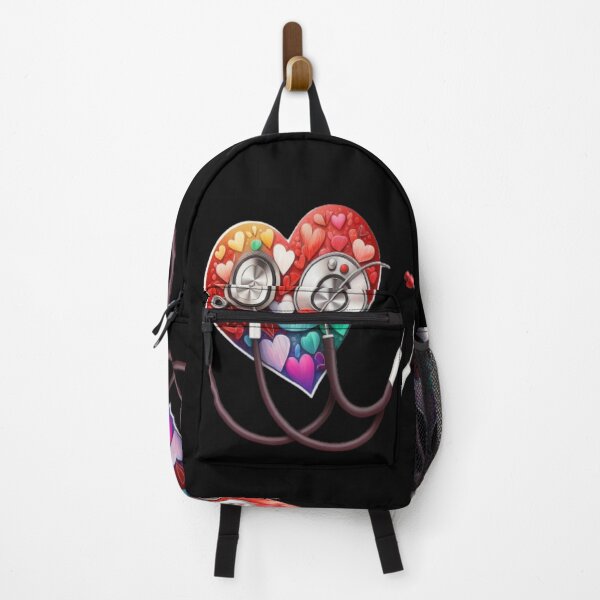Item preview, Girls Women Nurses Valentine Hearts Stethoscope designed and sold by laurateamart.