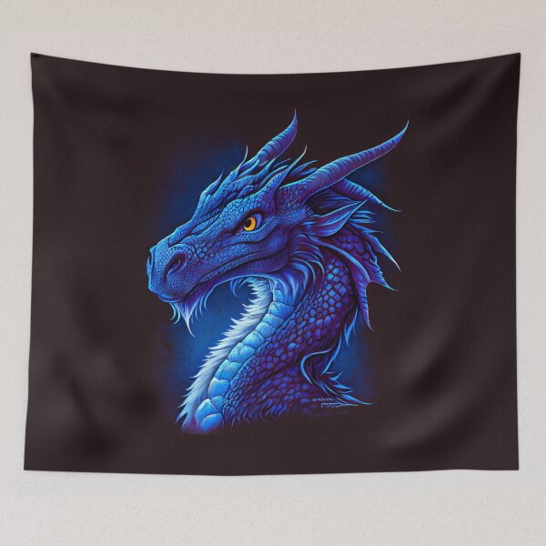 Item preview, Chinese Azure Blue Dragon designed and sold by Erika Kaisersot.
