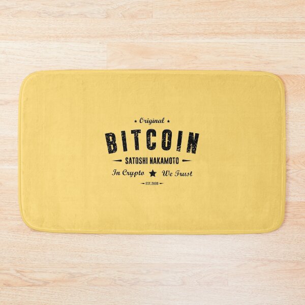 Item preview, Original Bitcoin - Satoshi Nakamoto - In Crypto We Trust - est 2009 designed and sold by Life Stuff.