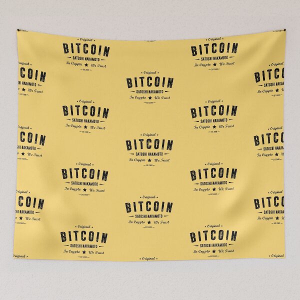 Item preview, Original Bitcoin - Satoshi Nakamoto - In Crypto We Trust - est 2009 designed and sold by Life Stuff.