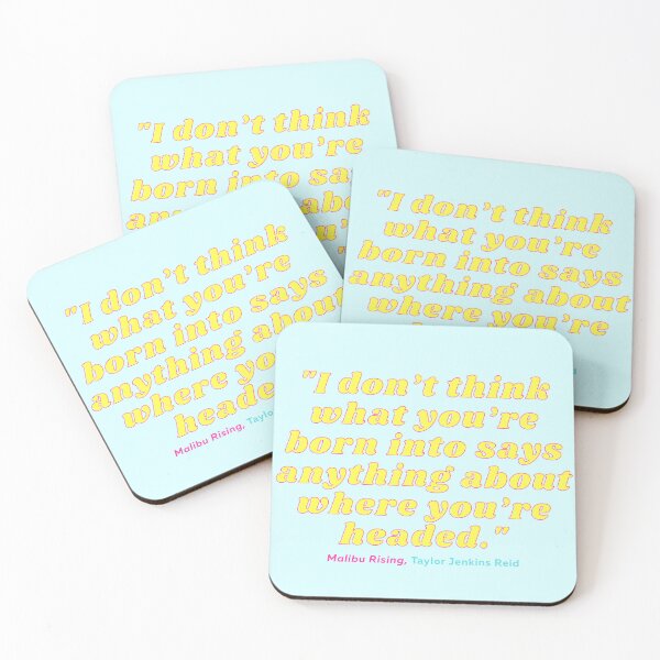 Item preview, Malibu Rising TJR quote designed and sold by musicalsandtea.