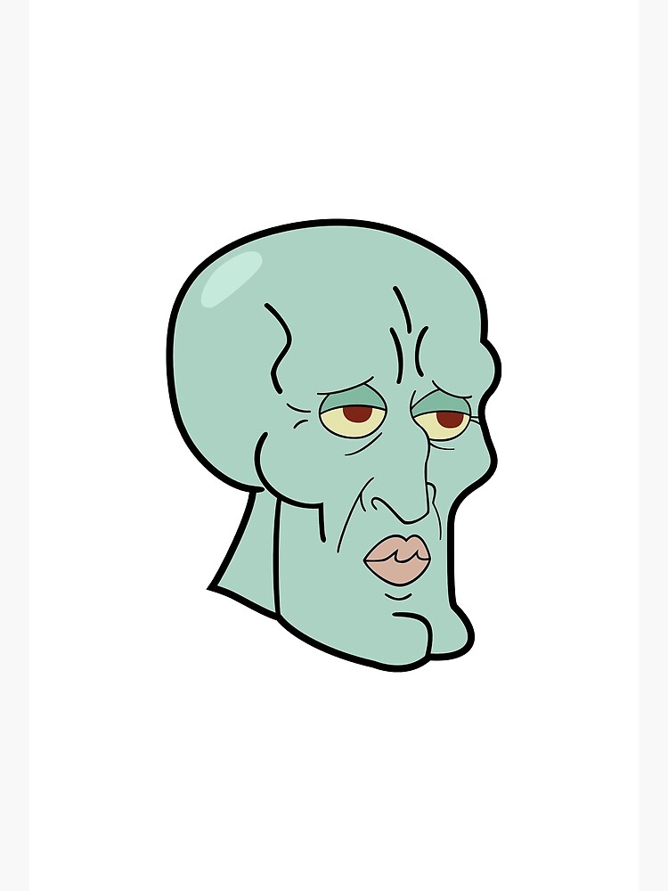 Dragonsteinn on X: Chad Squidward. #art #artist #digitalart #Memes #chad  #CHADS #painting  / X