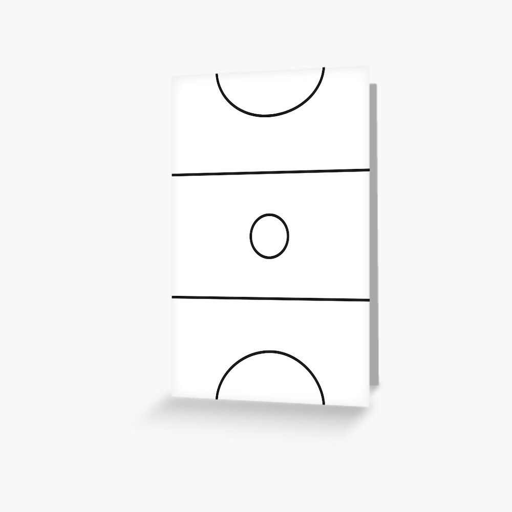 Netball Court Art Print
