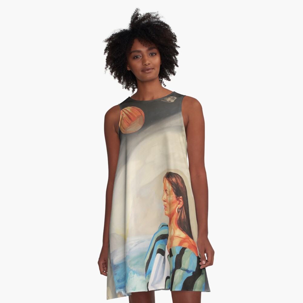 Item preview, A-Line Dress designed and sold by BlueStarseed.