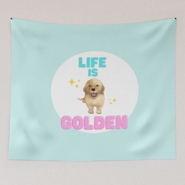 Item preview, Life is Golden designed and sold by AllTheBells.