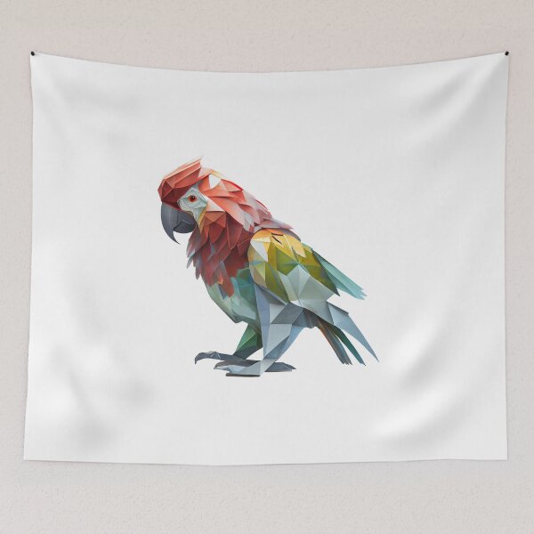 Item preview, Copy of Colorful Origami Parrot Illustration designed and sold by AdaRecordShop.