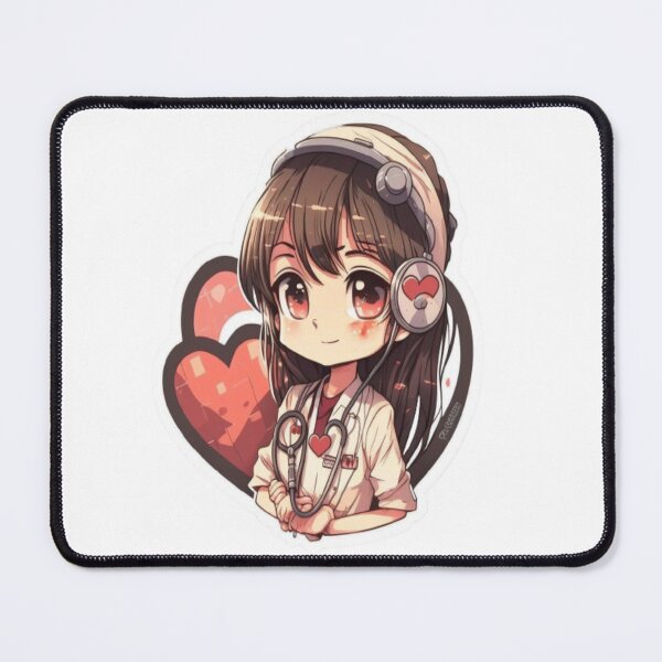 Item preview, Girls Women Nurses Valentine Hearts Stethoscope designed and sold by laurateamart.