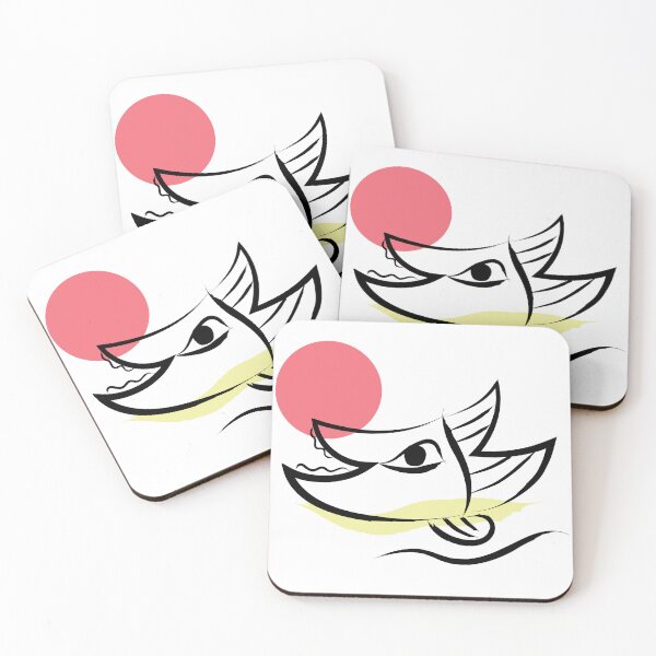 Item preview, Fish flying in the sun set designed and sold by metadorcreative.