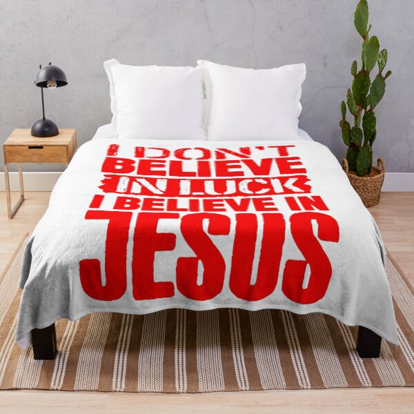 Item preview, I Don't Believe In Luck I Believe In Jesus designed and sold by plushism.