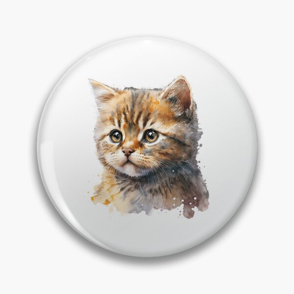 Item preview, Luna the Kitty  - Watercolor Animal Series designed and sold by Bolg3r.