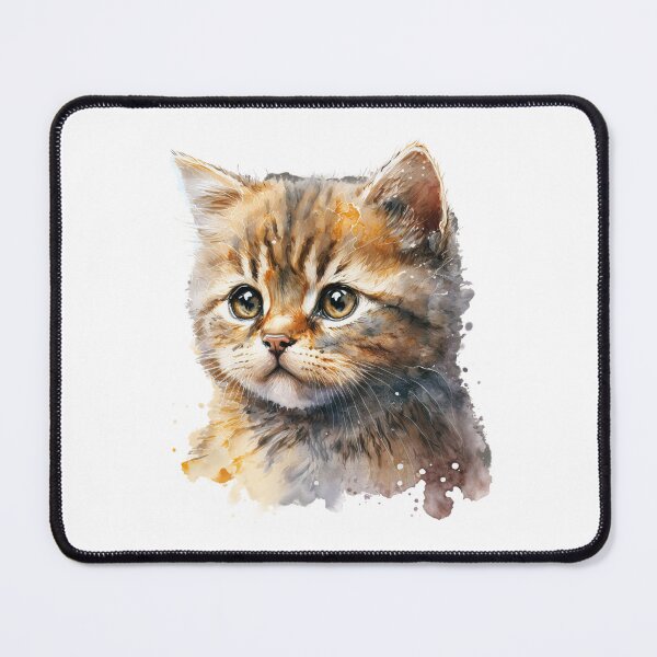 Item preview, Luna the Kitty - Watercolor Animal Series designed and sold by Bolg3r.
