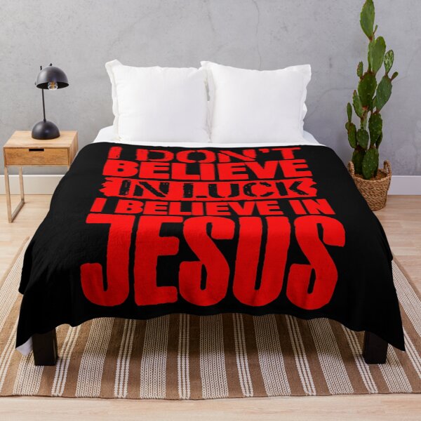 Item preview, I Don't Believe In Luck I Believe In Jesus designed and sold by plushism.