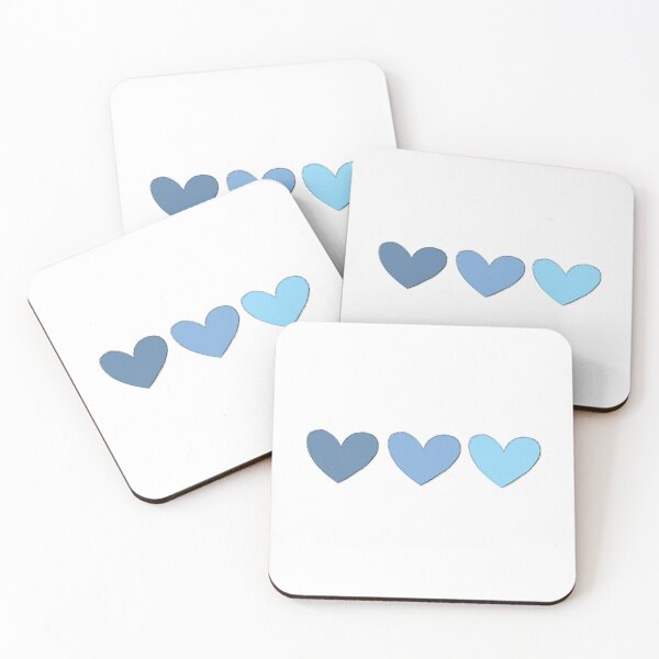 Item preview, Cute Three blue hearts designed and sold by SayLess Co.