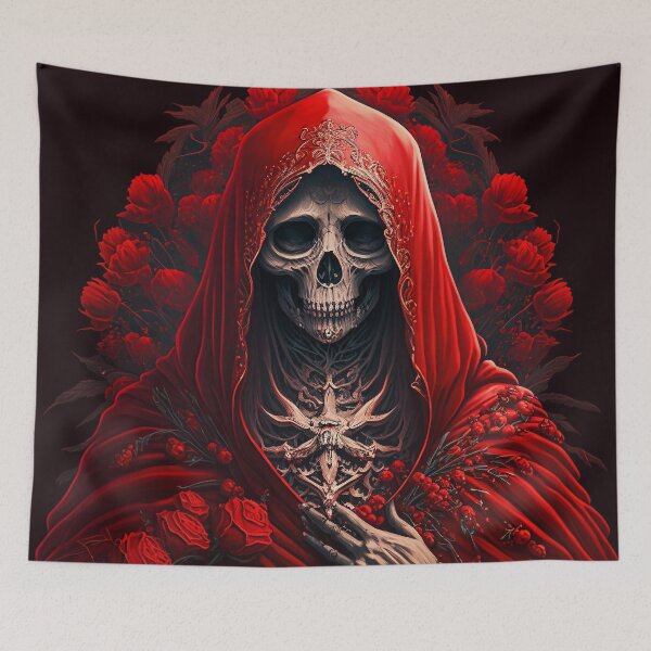 Item preview, Red Roses Santa Muerte designed and sold by ingutted.