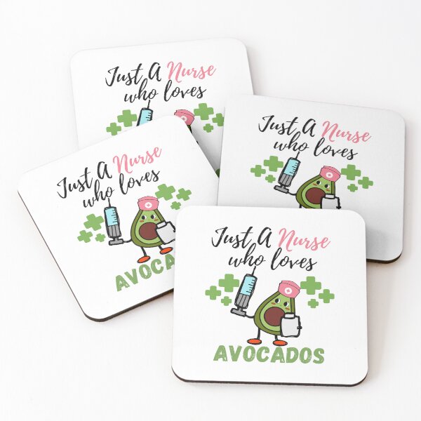 Item preview, Just A Nurse Who Loves Avocados, cool design for Nurse who love Avocados designed and sold by Sun Rise.